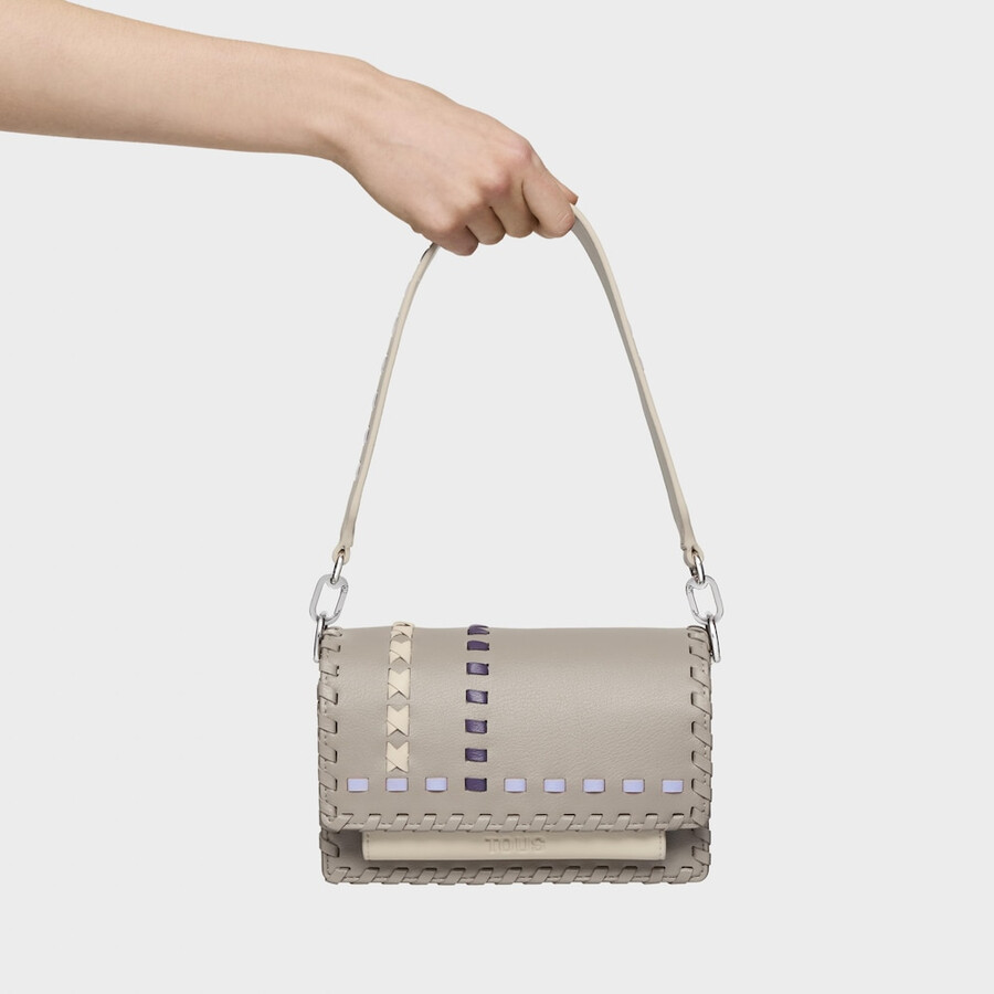 piccola borsa a tracolla beige audree pasadas