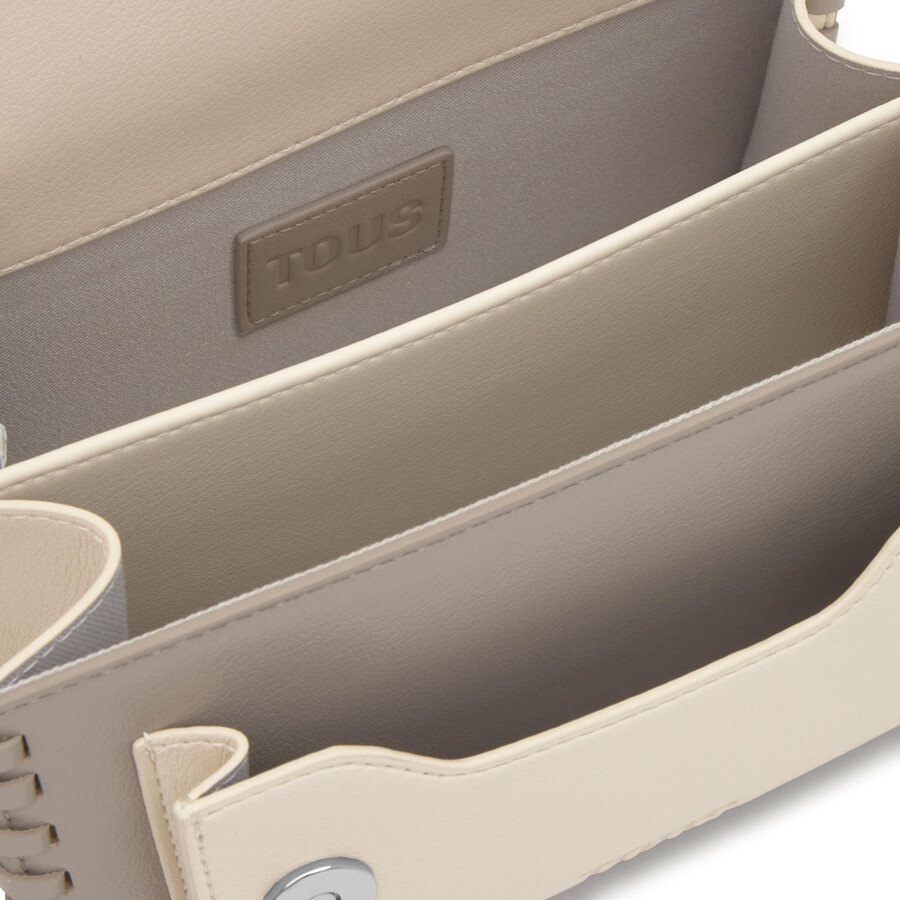 piccola borsa a tracolla beige audree pasadas