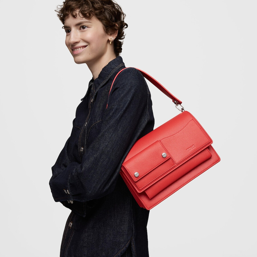 borsa a tracolla media rossa tous audree pockets