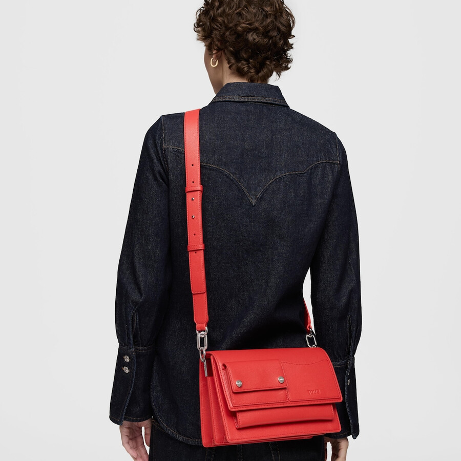 borsa a tracolla media rossa tous audree pockets