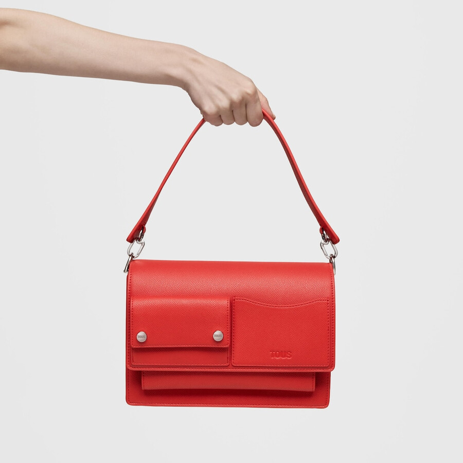 borsa a tracolla media rossa tous audree pockets