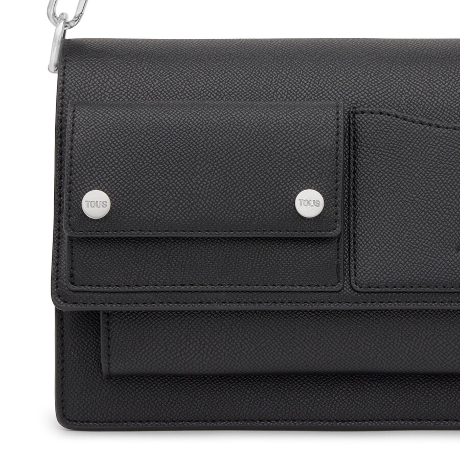borsa a tracolla media nera tous audree pockets