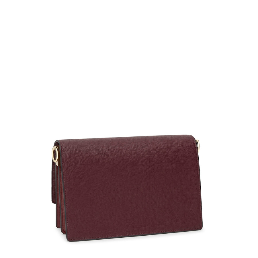 borsa a tracolla media bordeaux tous audree saffiano