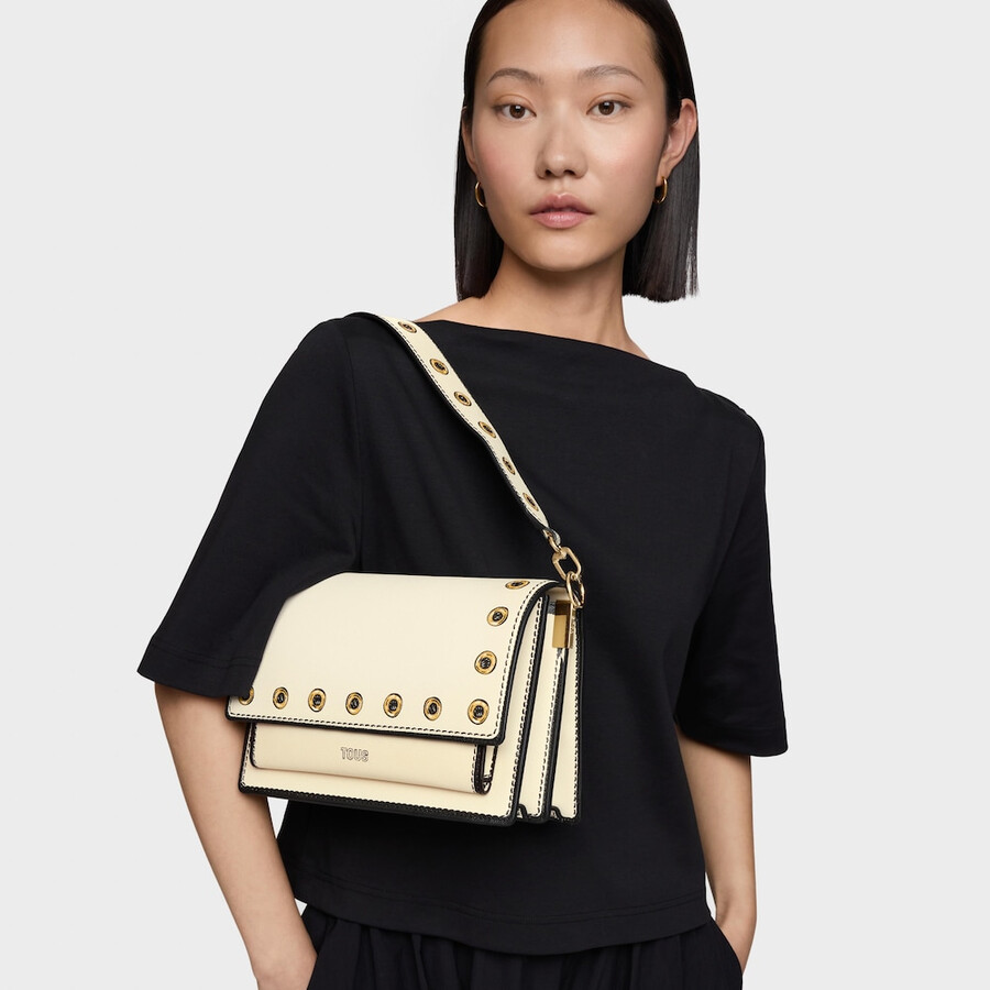 borsa a tracolla beige media tous audree trampantojo