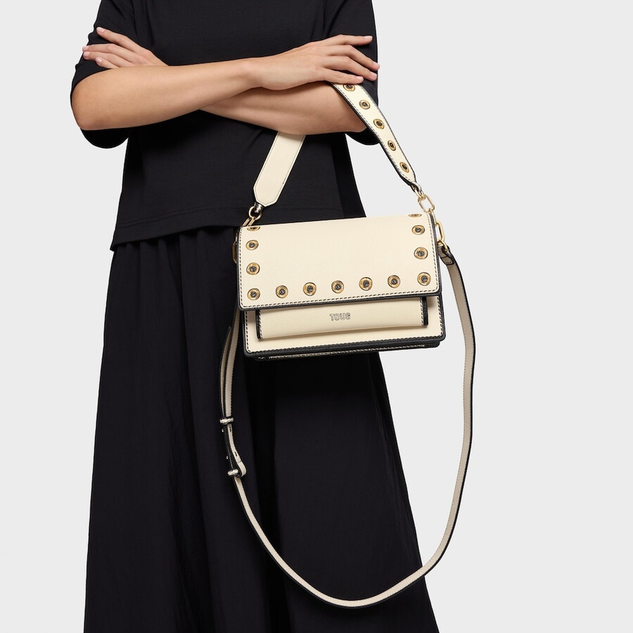 borsa a tracolla beige media tous audree trampantojo