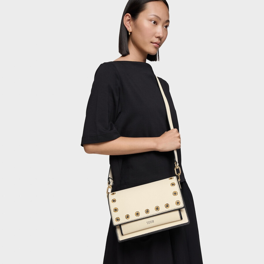 borsa a tracolla beige media tous audree trampantojo