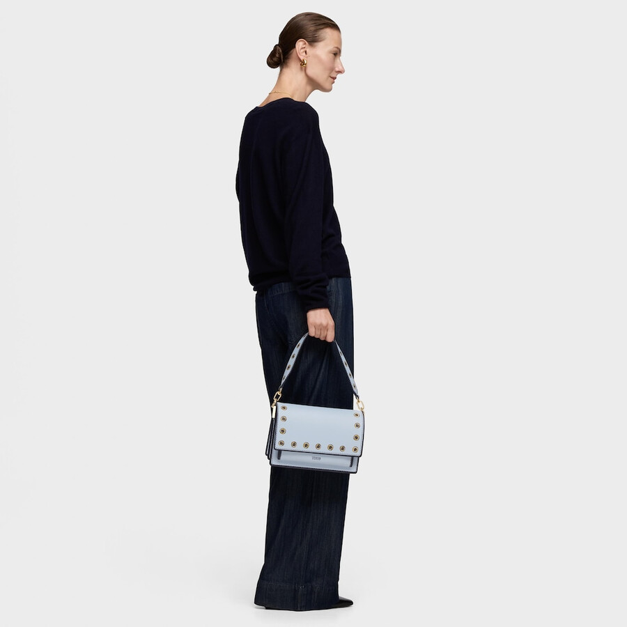 borsa a tracolla media blu grigiastro tous audree trampantojo