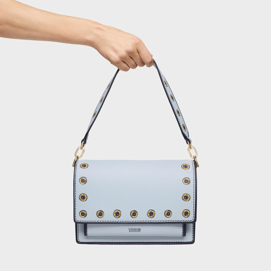 borsa a tracolla media blu grigiastro tous audree trampantojo