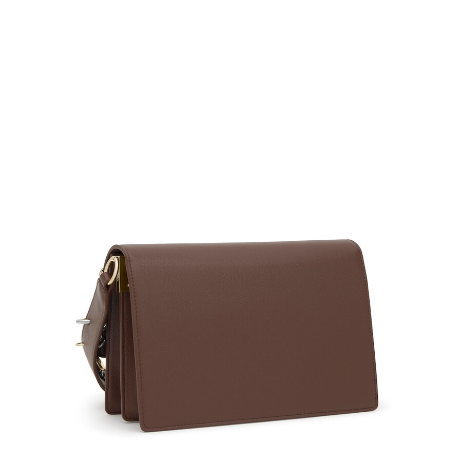 borsa a tracolla marrone media tous orecchini audrey
