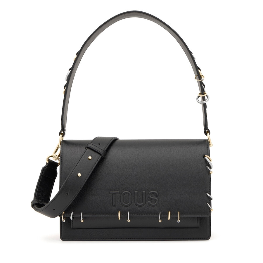 borsa a tracolla nera media tous audrey earrings