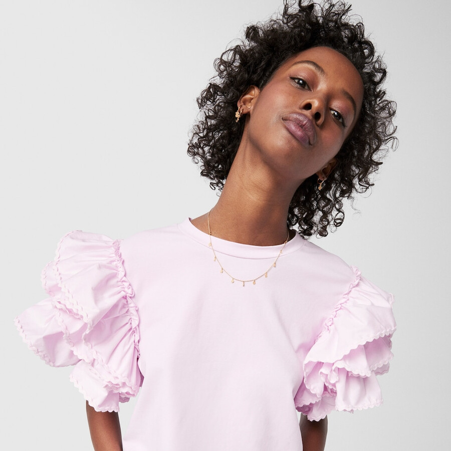 set di orecchini a cerchio tous good vibes in argento vermeil