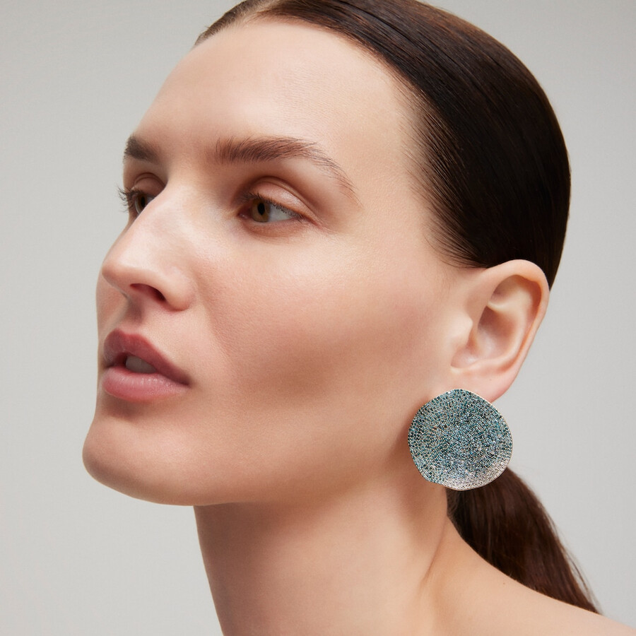 orecchini in oro con diamanti trattati tous atelier