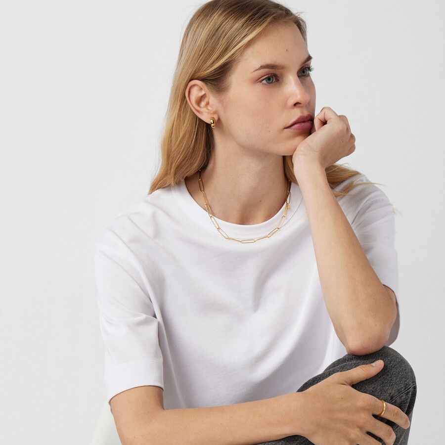 orecchini tous basics in argento vermeil