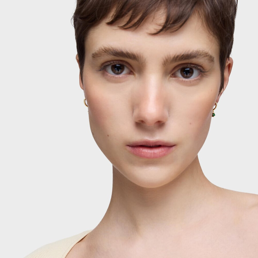set di orecchini tous good vibes in argento vermeil con pietre preziose