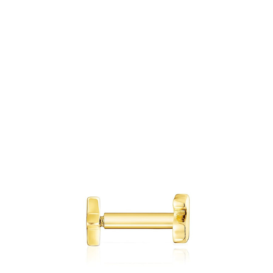 piercing allorecchio a forma di stella tous basics in oro