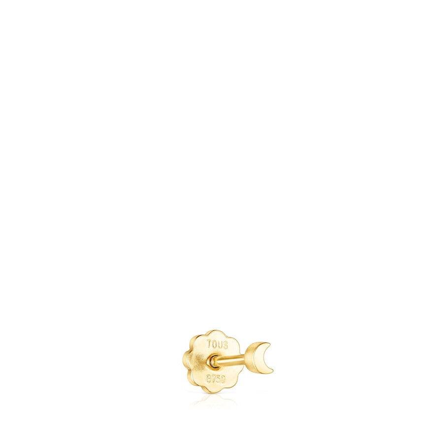 piercing tous in oro piercing allorecchio con luna