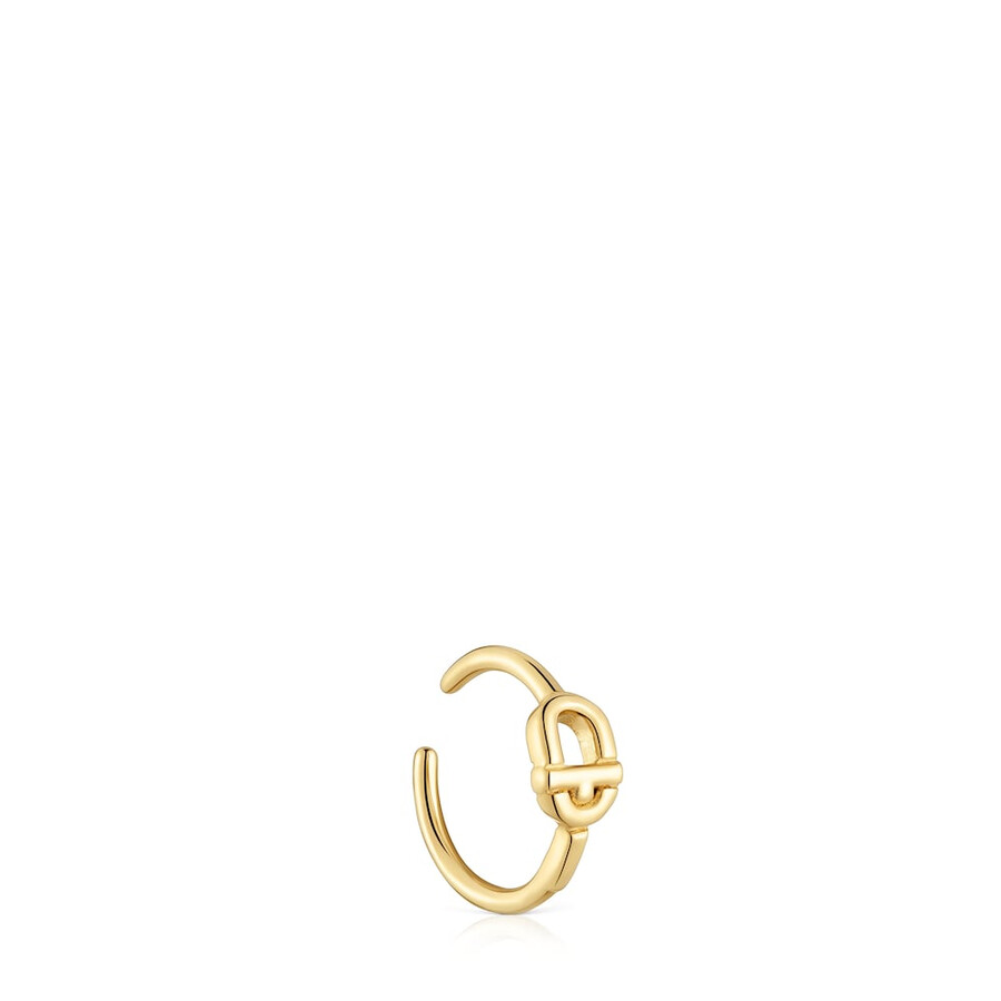 earcuff con placcatura in oro 18kt su argento tous manifesto