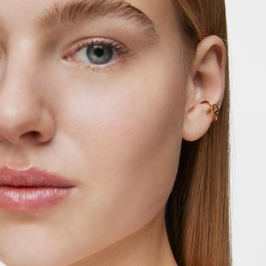 earcuff con placcatura in oro 18kt su argento tous manifesto