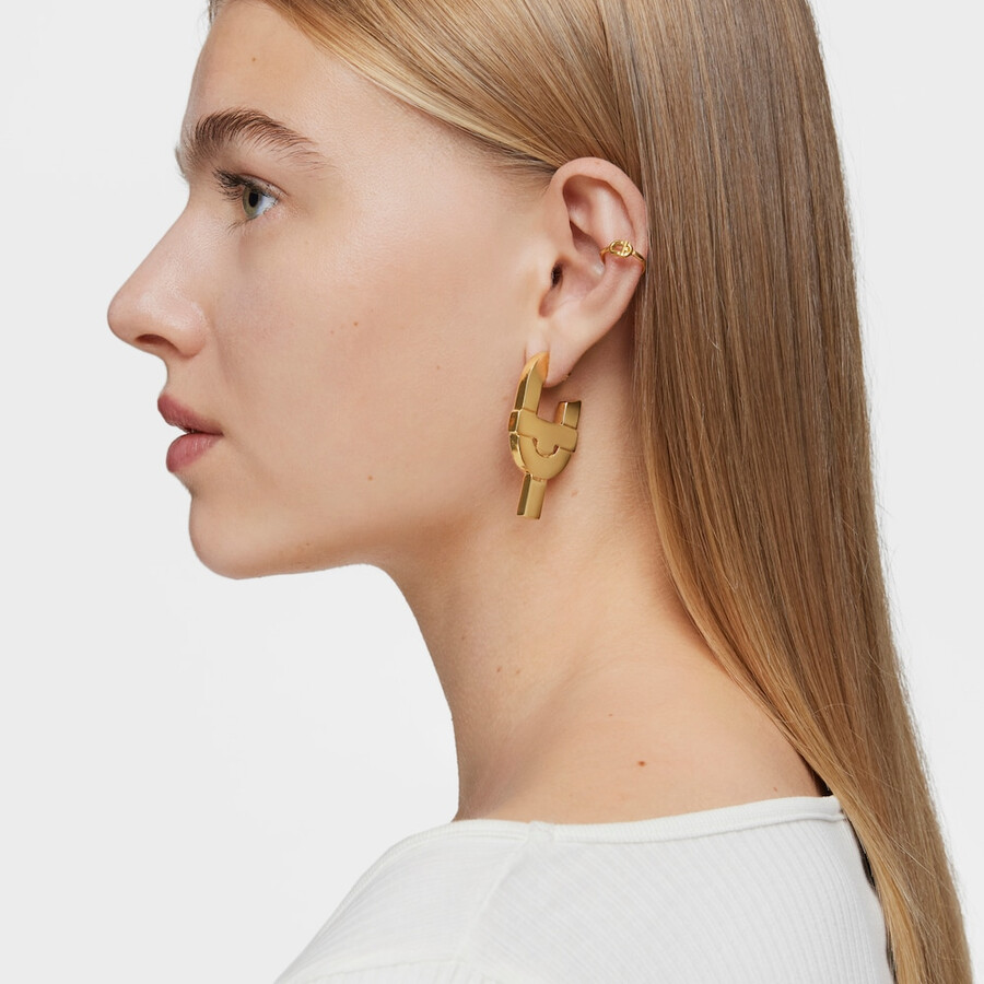 earcuff con placcatura in oro 18kt su argento tous manifesto