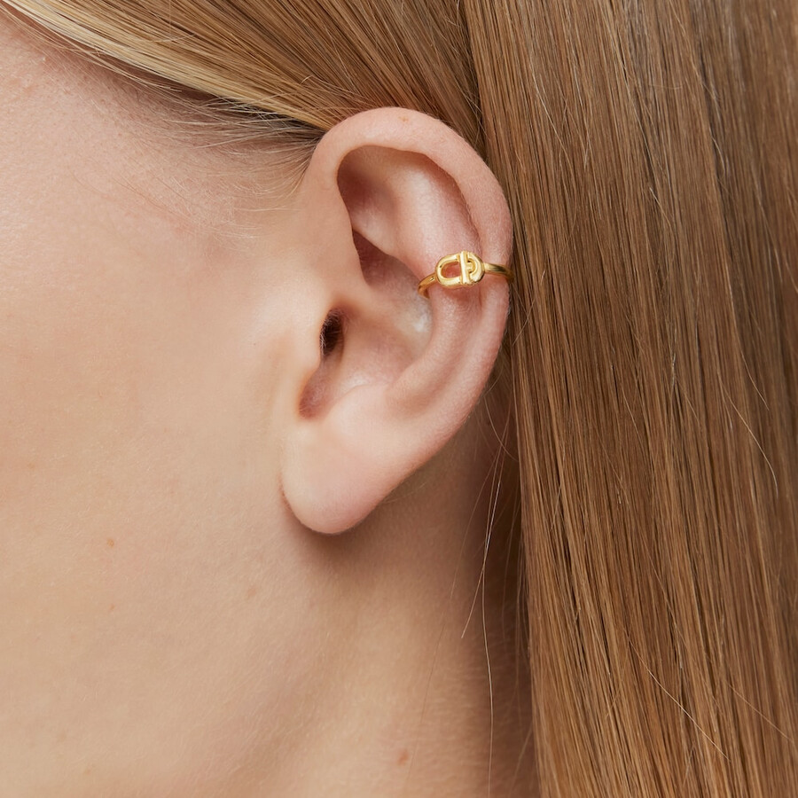 earcuff con placcatura in oro 18kt su argento tous manifesto