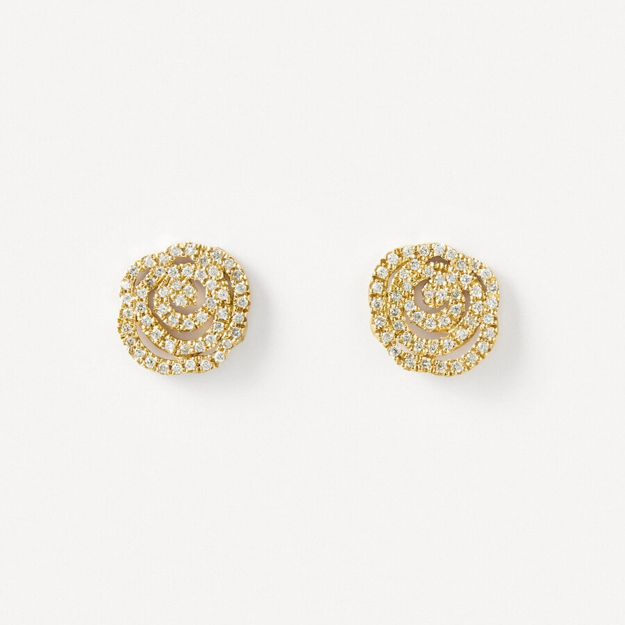 orecchini in oro bianco con diamanti tous atelier