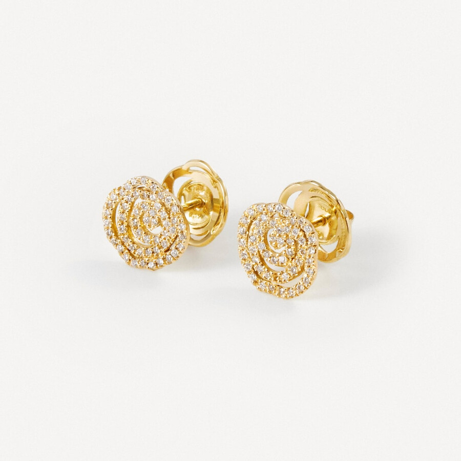 orecchini in oro bianco con diamanti tous atelier