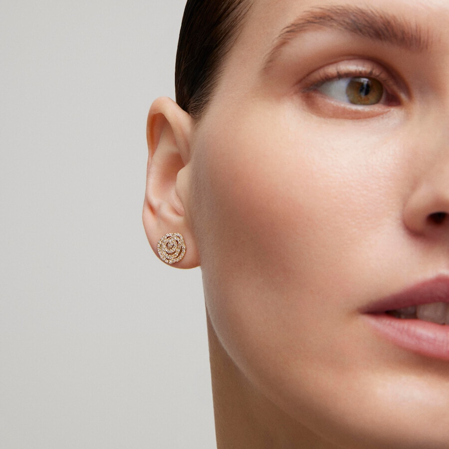 orecchini in oro bianco con diamanti tous atelier
