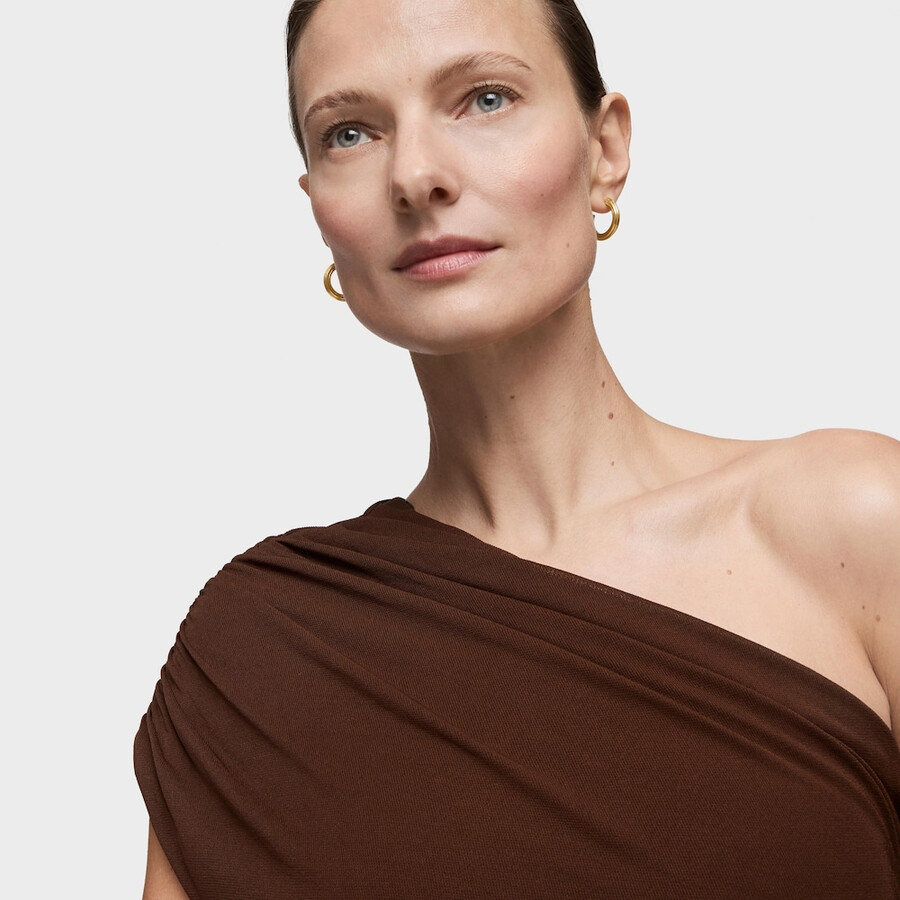 orecchini a cerchio placcati in oro 18kt su argento e motivo floreale tous 1950