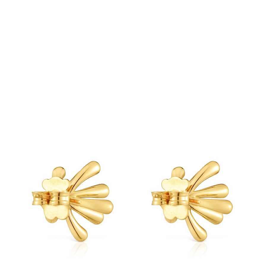 orecchini tous garden da 17 mm placcati in oro 18 kt su argento
