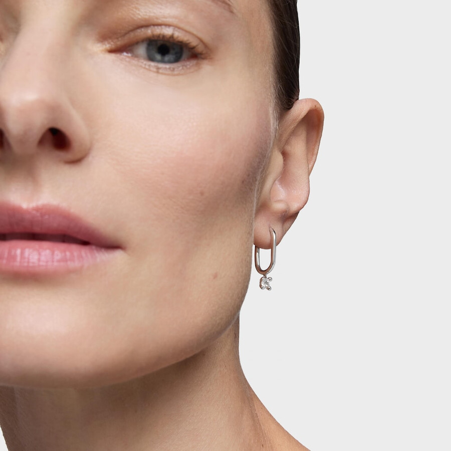 orecchini a cerchio in platino con diamanti coltivati in laboratorio da 036 ct tous shine lgd