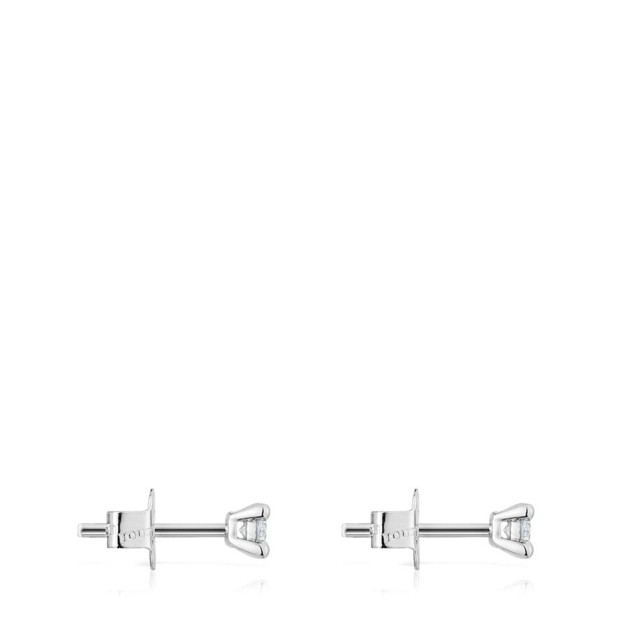 orecchini in platino con diamanti coltivati in laboratorio da 017 ct tous shine lgd