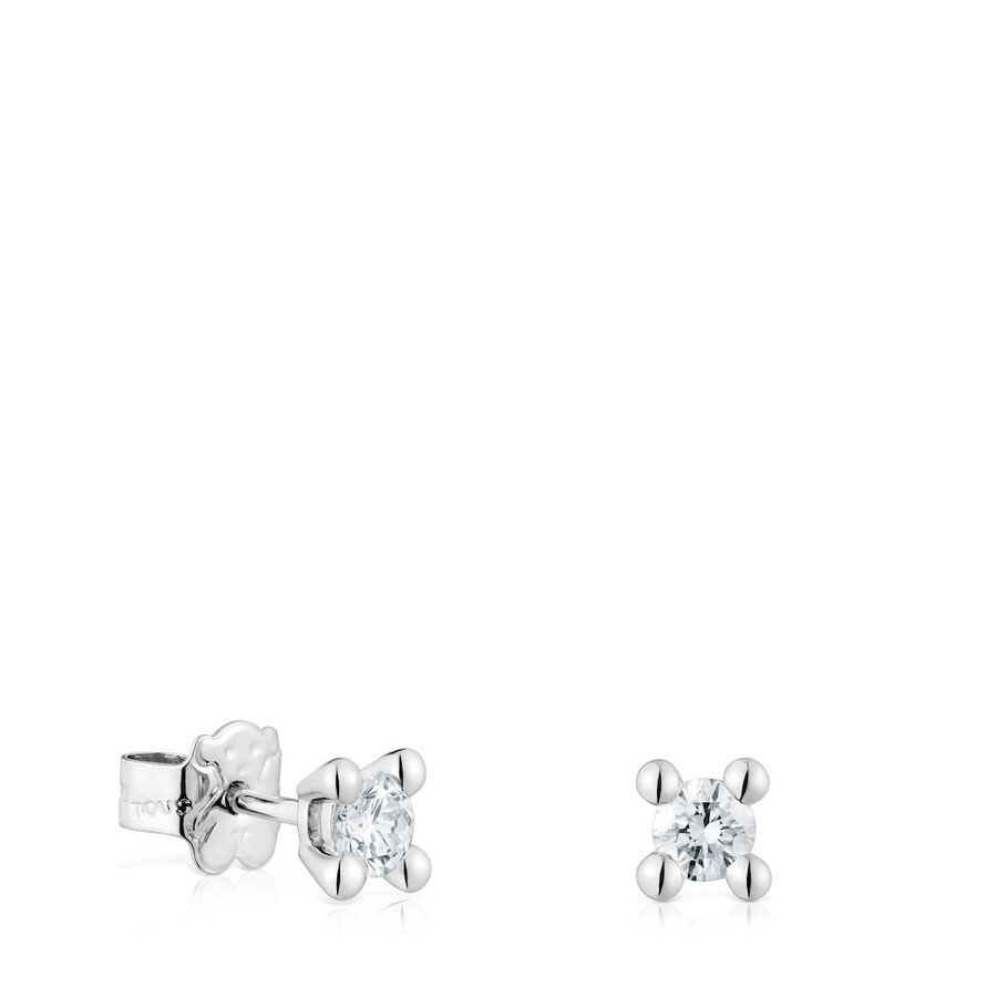 orecchini in platino con diamanti coltivati in laboratorio da 036 ct tous shine lgd