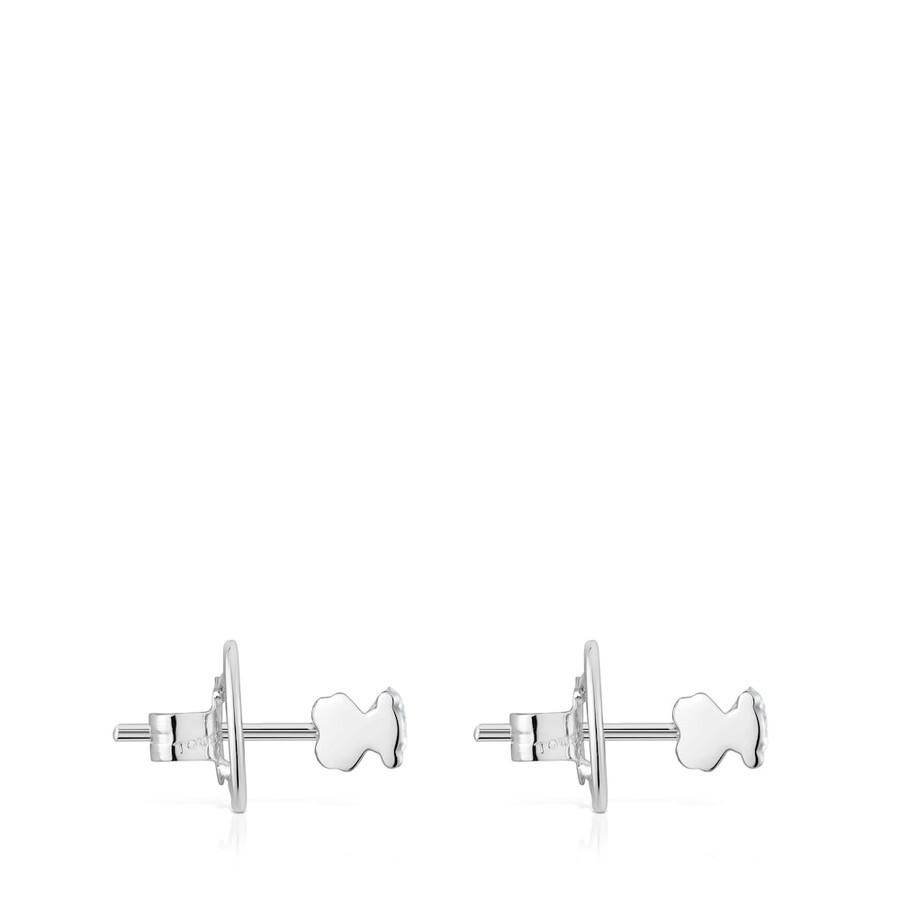 orecchini corti in platino con diamanti coltivati in laboratorio da 050 ct tous sweet diamonds lgd