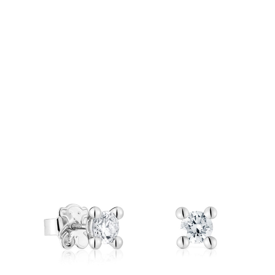 orecchini in platino con diamanti coltivati in laboratorio da 074 ct tous shine lgd