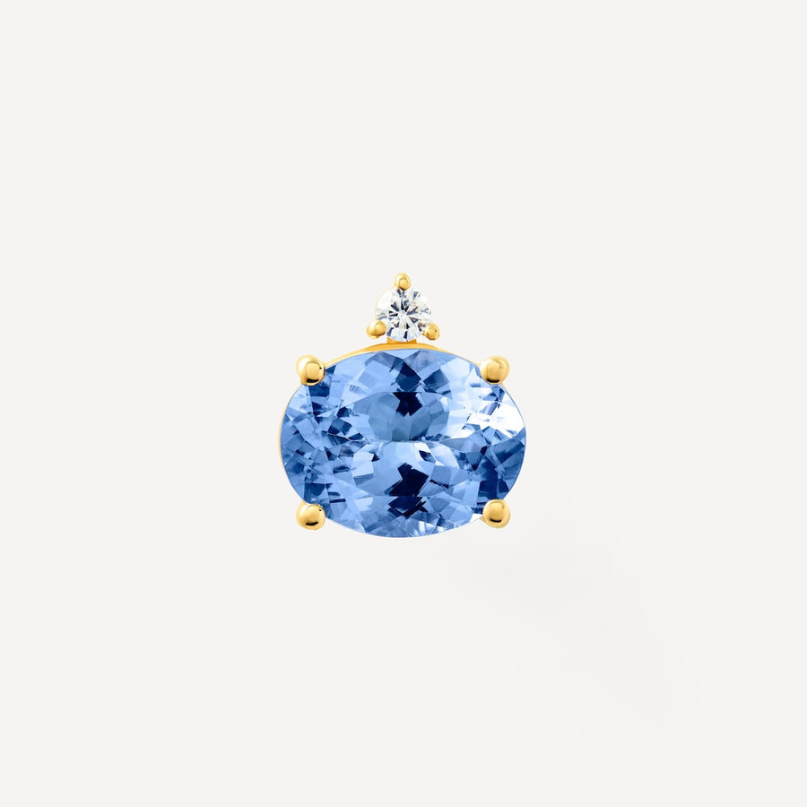 orecchini in oro con tanzanite e diamanti tous atelier
