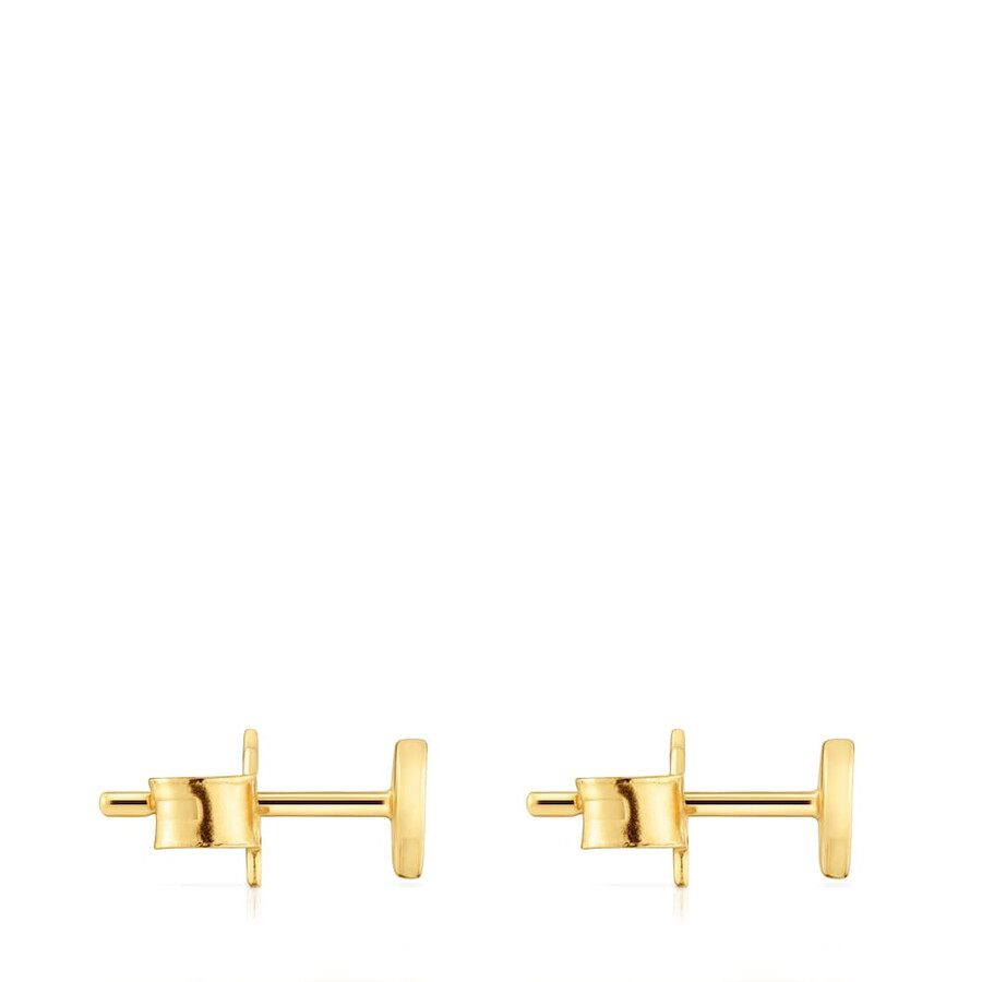 orecchini a cuore con placcatura in oro 18kt su argento tous motifs