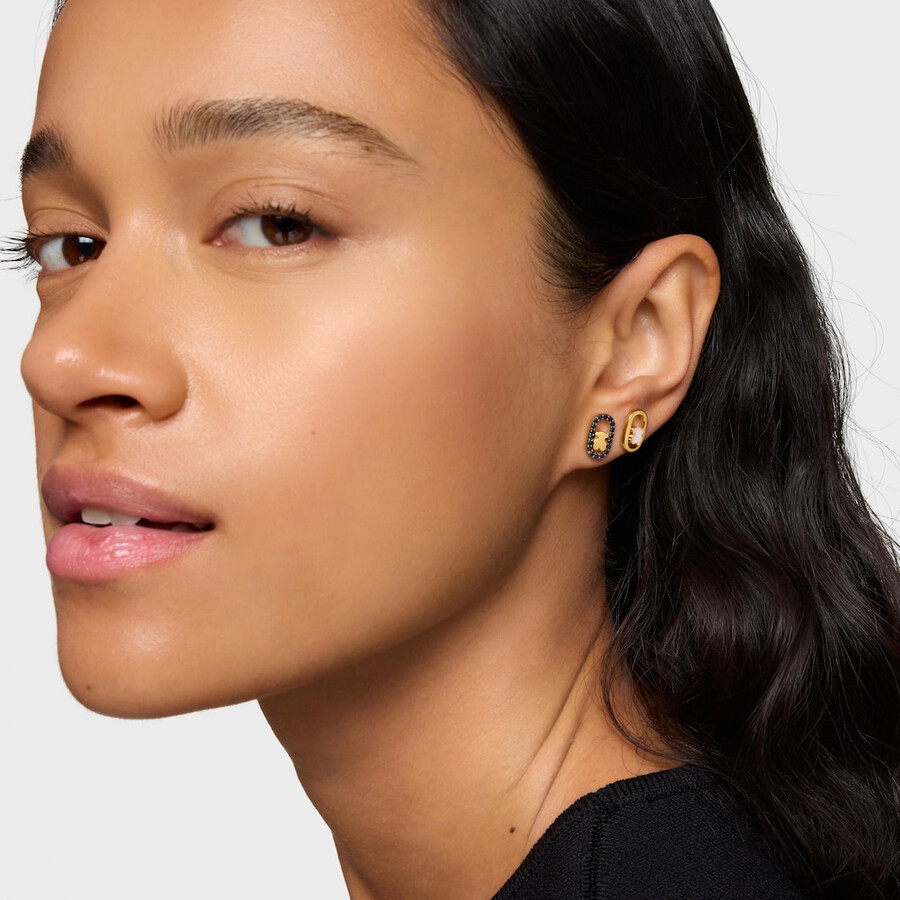 orecchini con placcatura in oro 18kt su argento e spinelli tous camille
