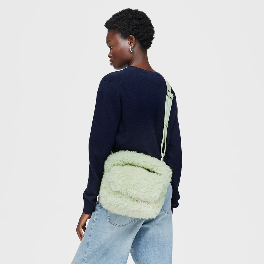 piccola borsa a tracolla verde menta tous carol warm