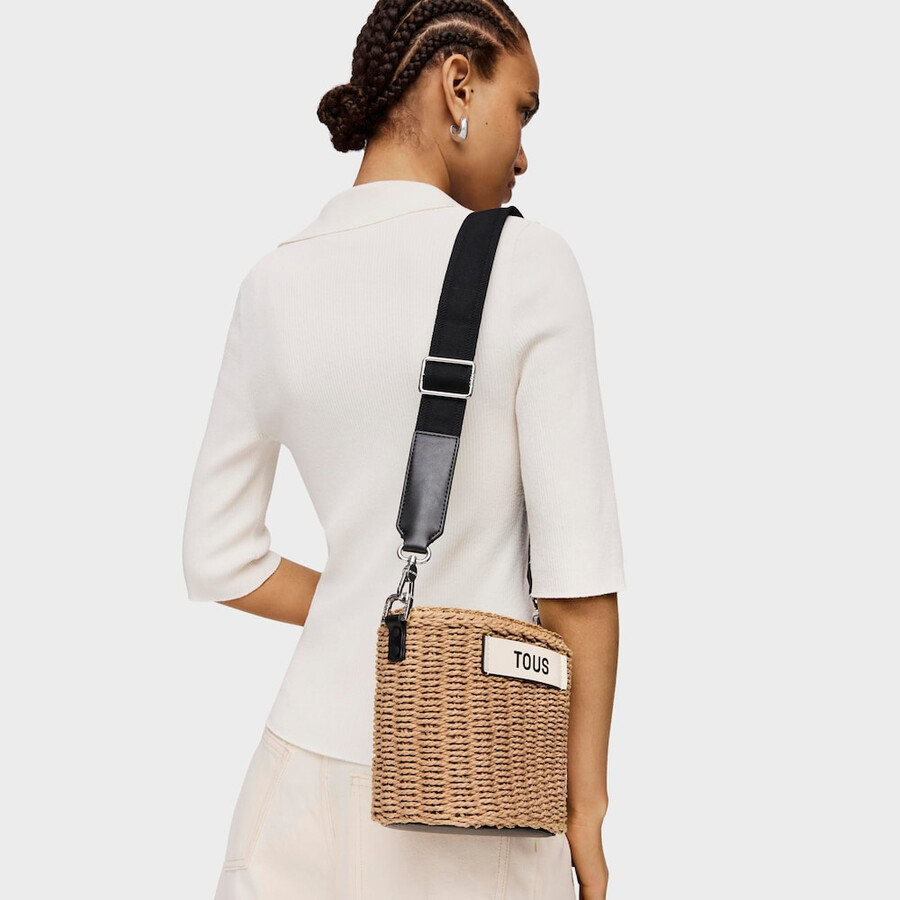 borsa monospalla nera scoubidou