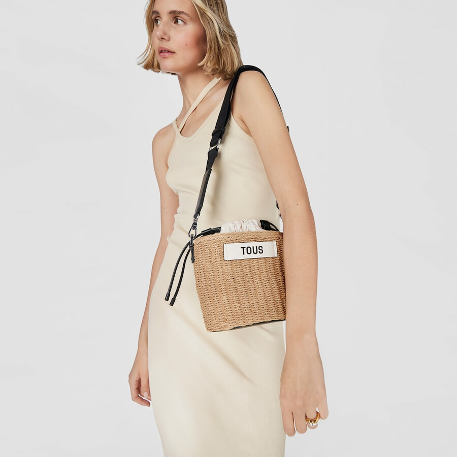 borsa monospalla nera scoubidou