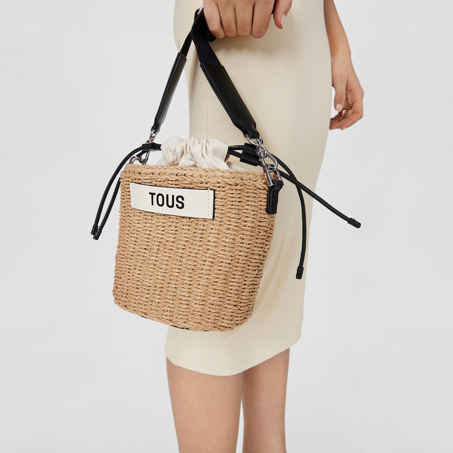 borsa monospalla nera scoubidou