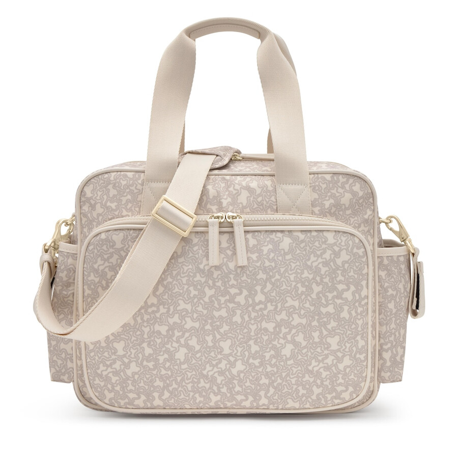 borsa fasciatoio kaos mini lines soft beige