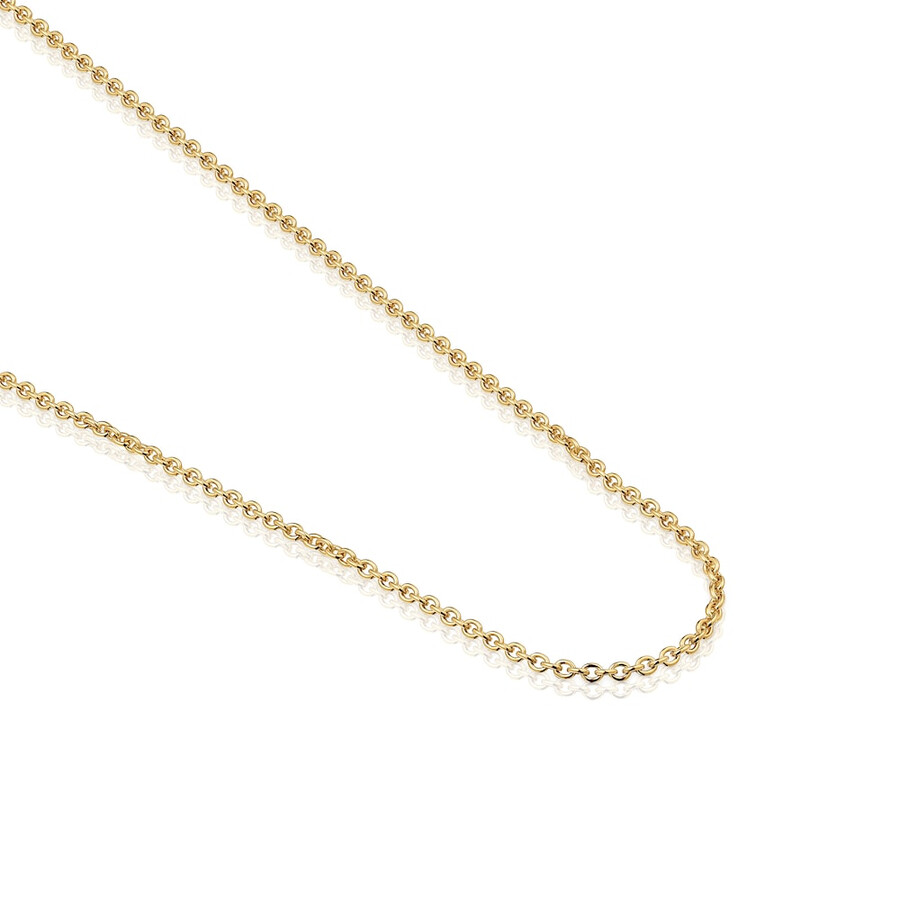 choker con placcatura in oro 18kt su argento lunghezza 45 cm catena tous