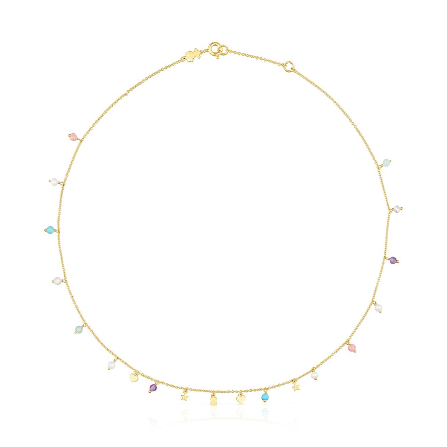 collana cool joy in argento vermeil con pietre preziose