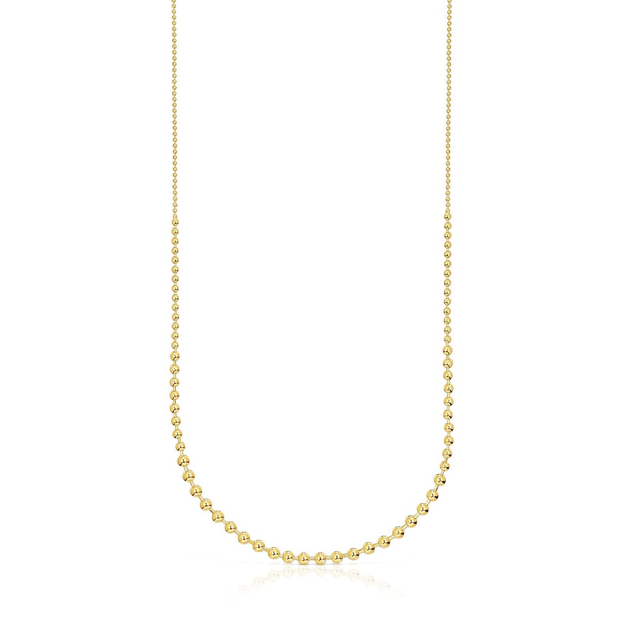 choker in argento vermeil lucido
