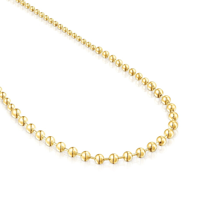choker in argento vermeil lucido