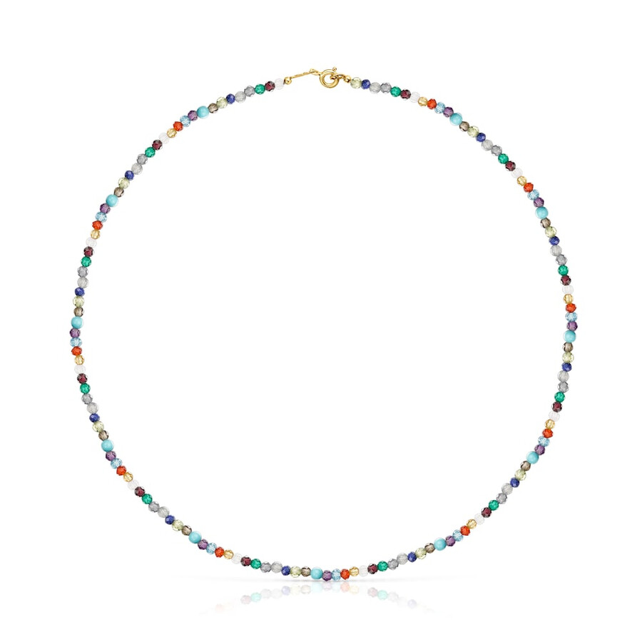 choker tous good vibes in argento vermeil con pietre preziose