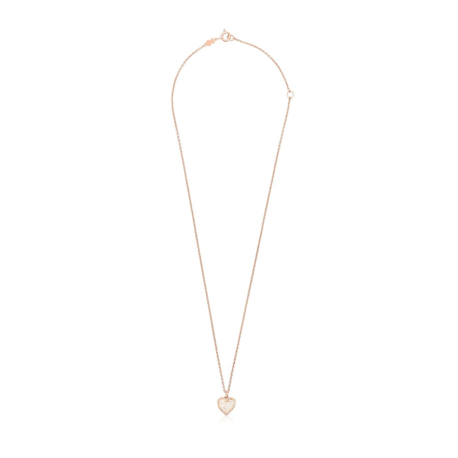 collana areia in argento rosa vermeil con perle