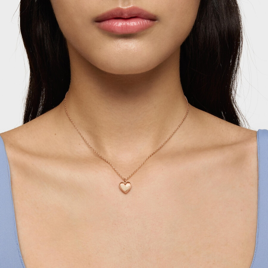 collana areia in argento rosa vermeil con perle