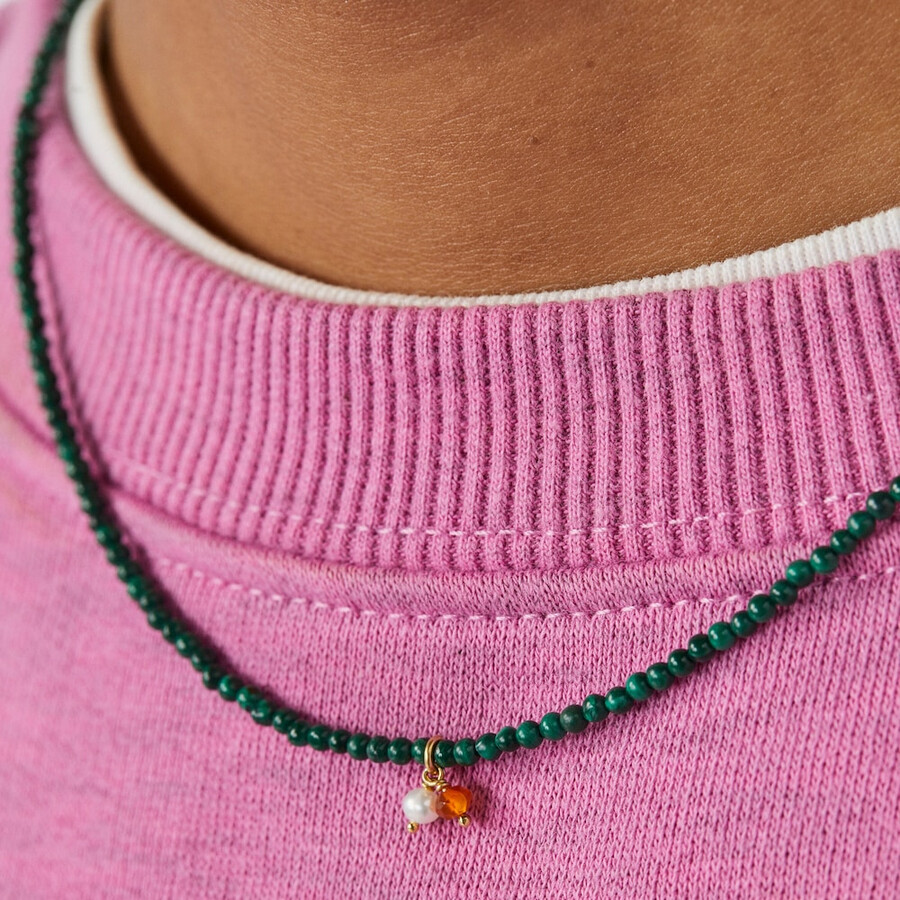 collana con malachite tous camille